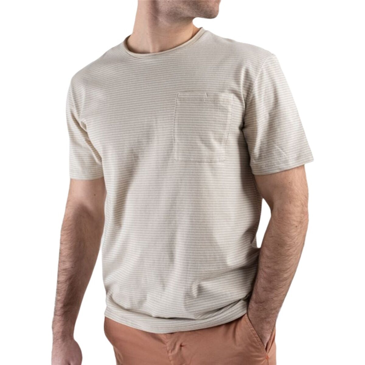 T-shirt med kortärm Herr Only & Sons Onsbale Reg Ss Beige