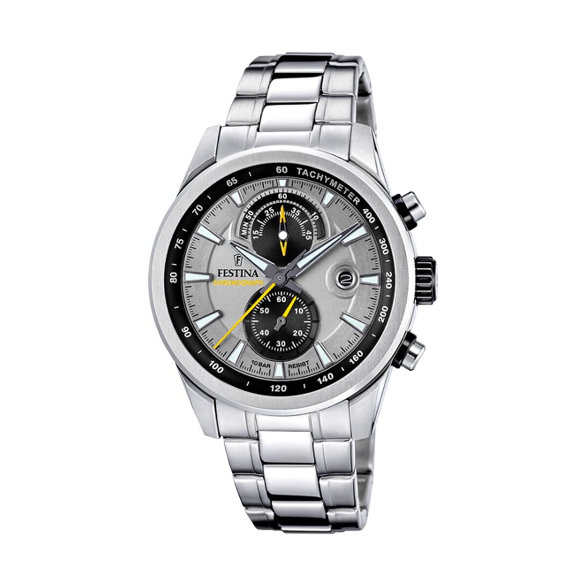 Herrklocka Festina F20694/4 Grå Silvrig