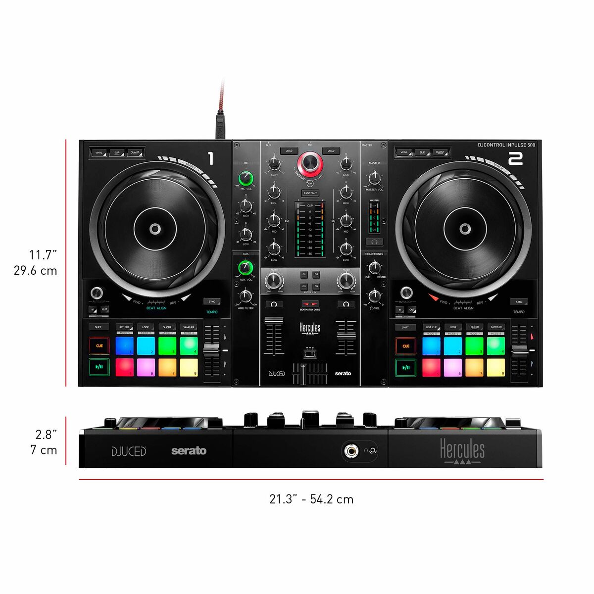 Kontrollenhet DJ Hercules INPULSE 500 - 3