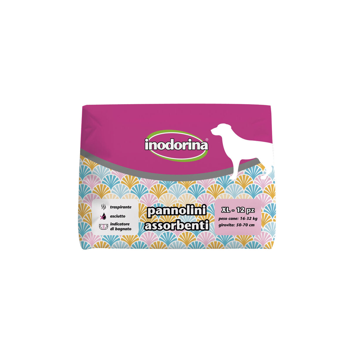 Engångsblöjor Inodorina 50 + 70 cm 12 antal