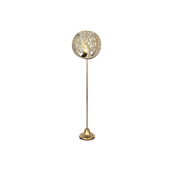 Golvlampa Home ESPRIT Gyllene Metall 50 W 220 V 30 x 18,5 x 123 cm