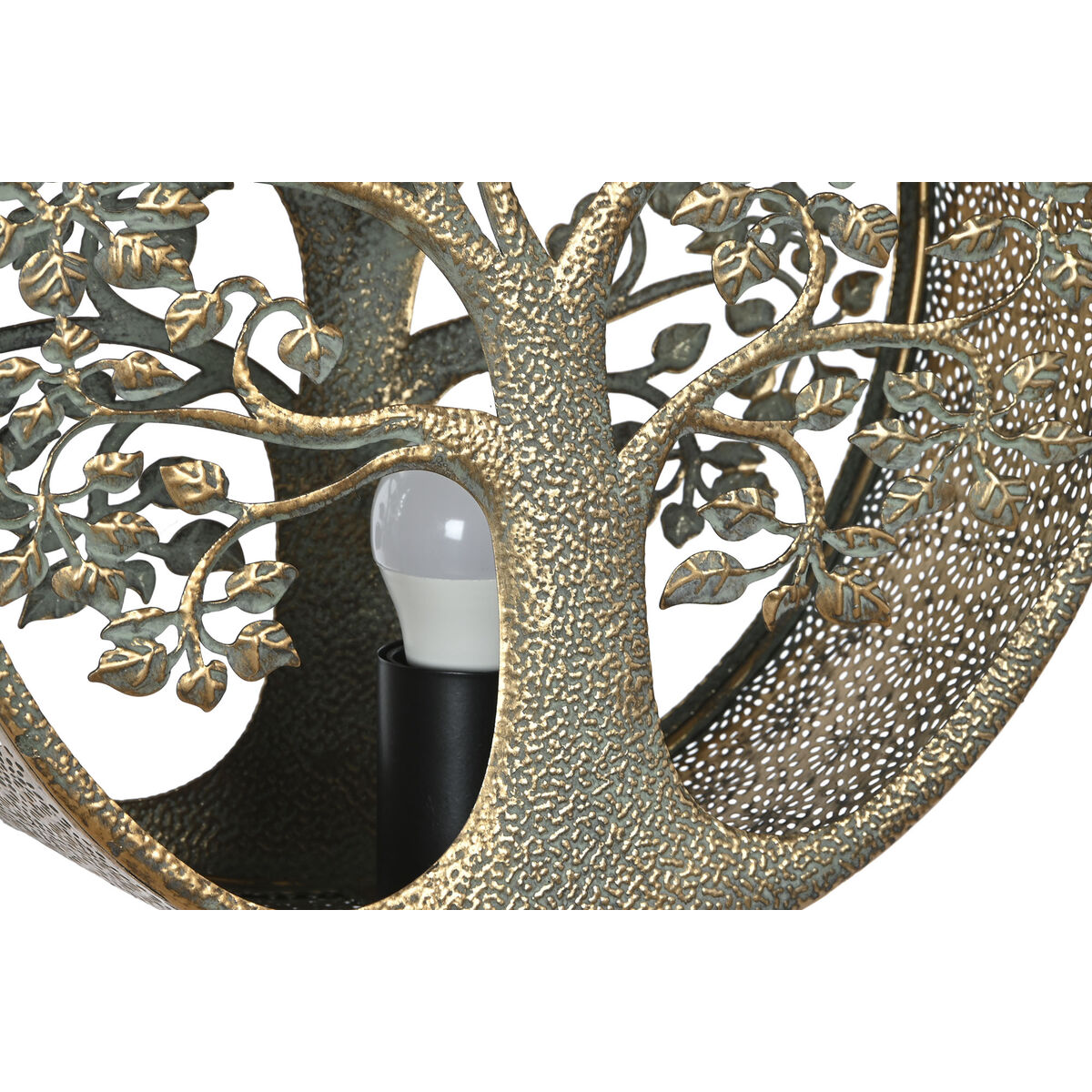 Golvlampa Home ESPRIT Gyllene Metall 50 W 220 V 30 x 18,5 x 123 cm - 4