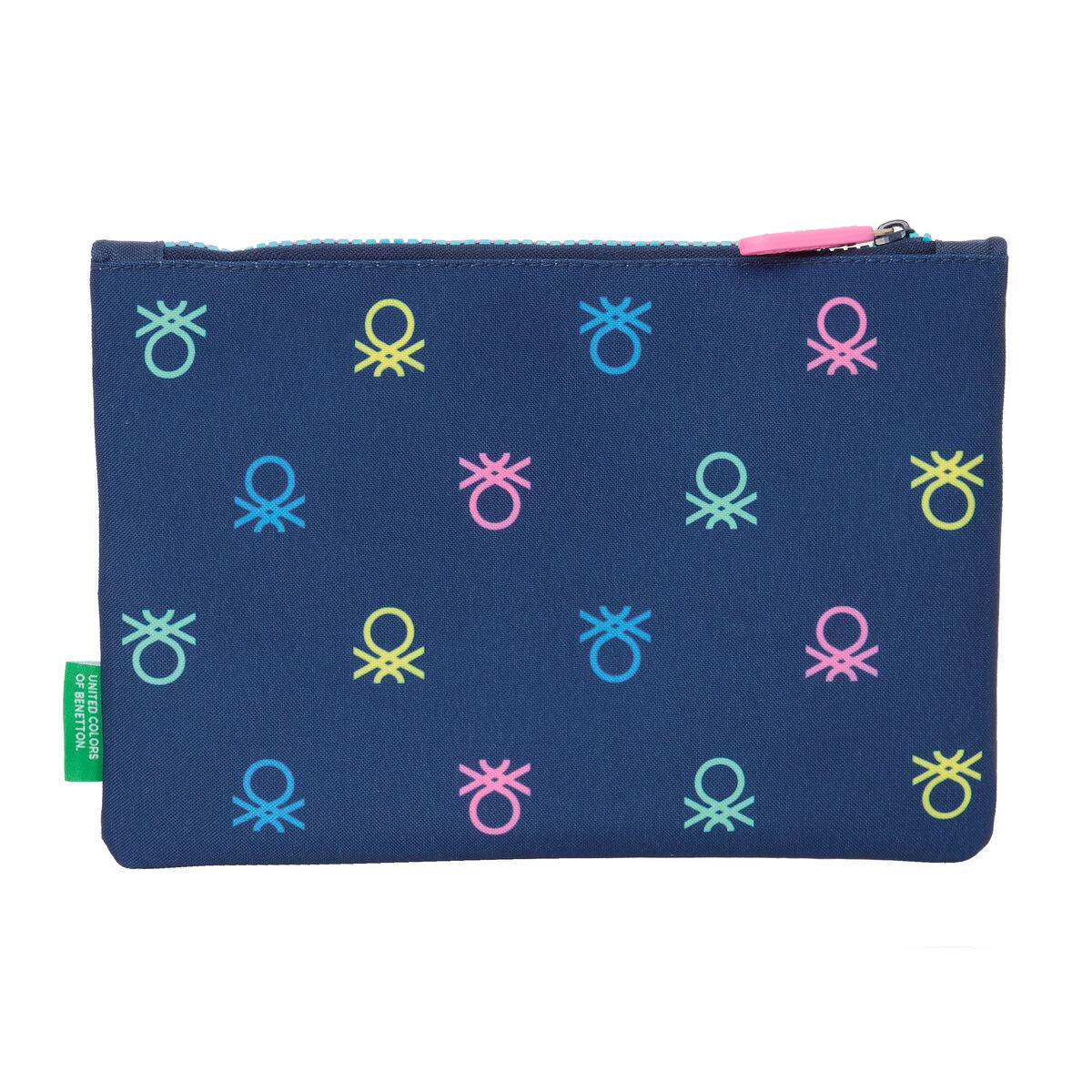 Skolväska Benetton Cool Marinblå 23 x 16 x 3 cm - 2