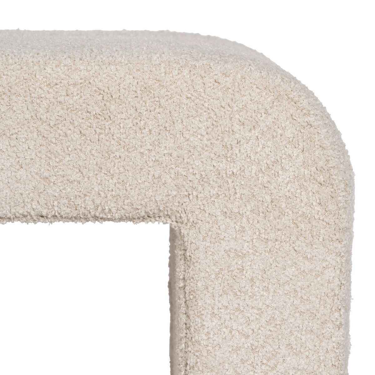 Puff Beige Polyester 67 X 48 X 47 CM - 5
