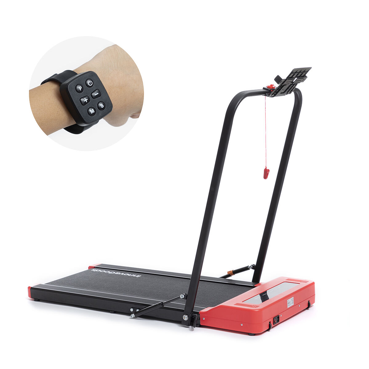 Vikbart promenad- och löpband med högtalare och fjärrkontrollarmband Foljog InnovaGoods - 15