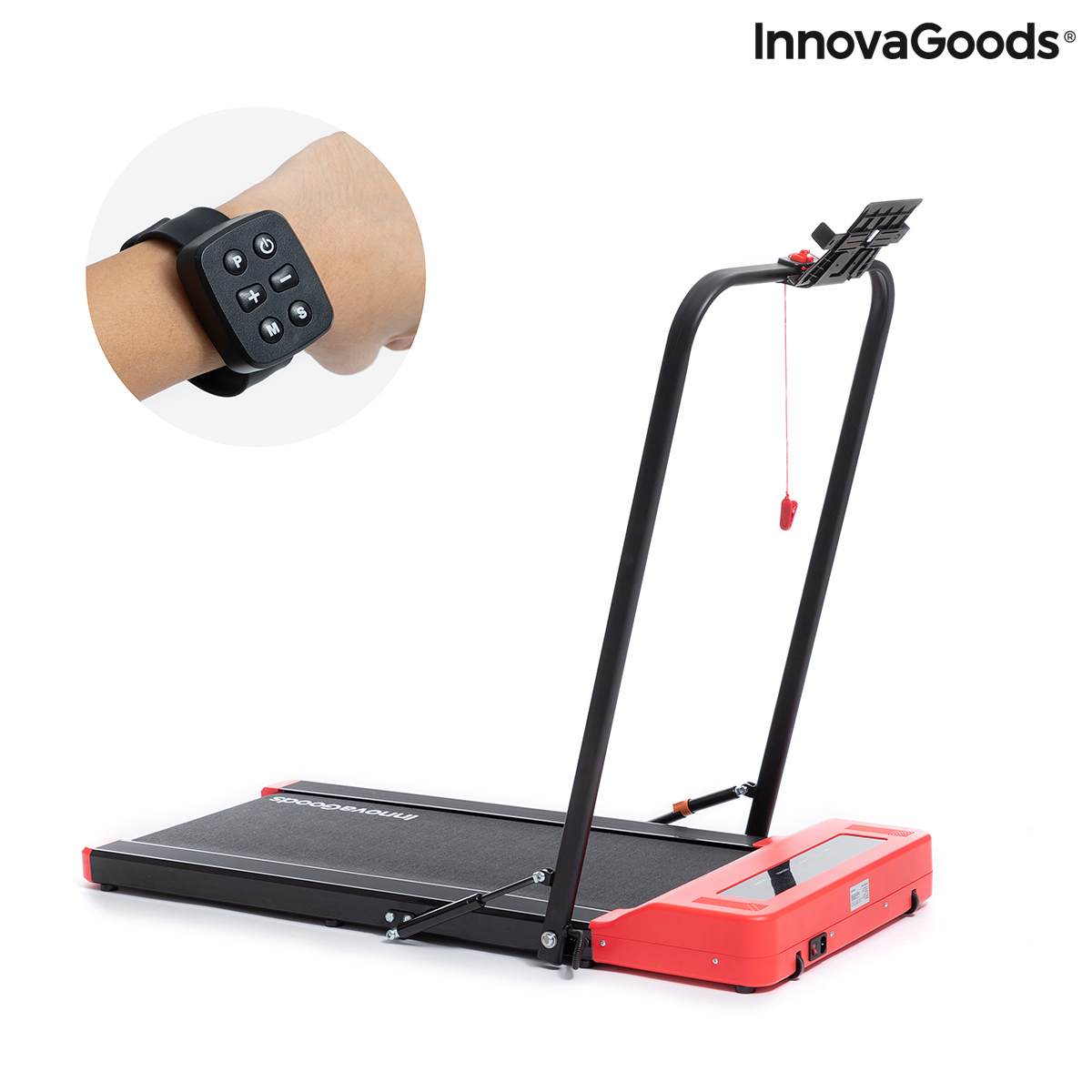 Vikbart promenad- och löpband med högtalare och fjärrkontrollarmband Foljog InnovaGoods - 4