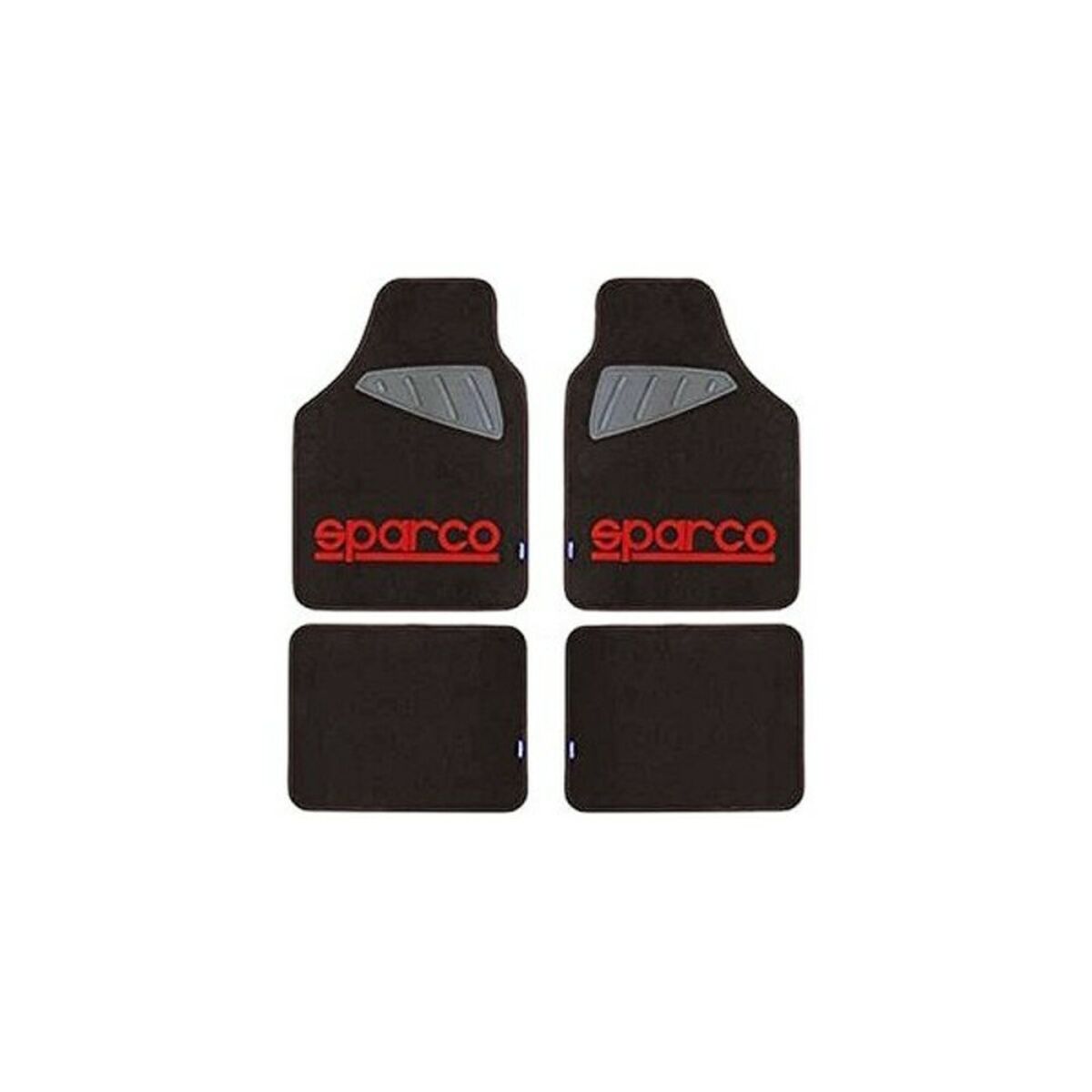 Set med bilgolvmattor Sparco SPC1903 Universal Svart/Röd (4 pcs) - 3