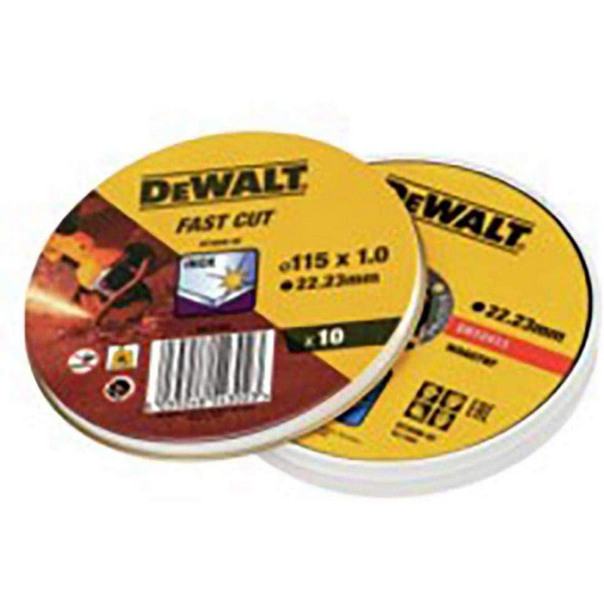 Skärskiva Dewalt Fast Cut dt3506-qz 10 antal 115 x 1 x 22,23 mm