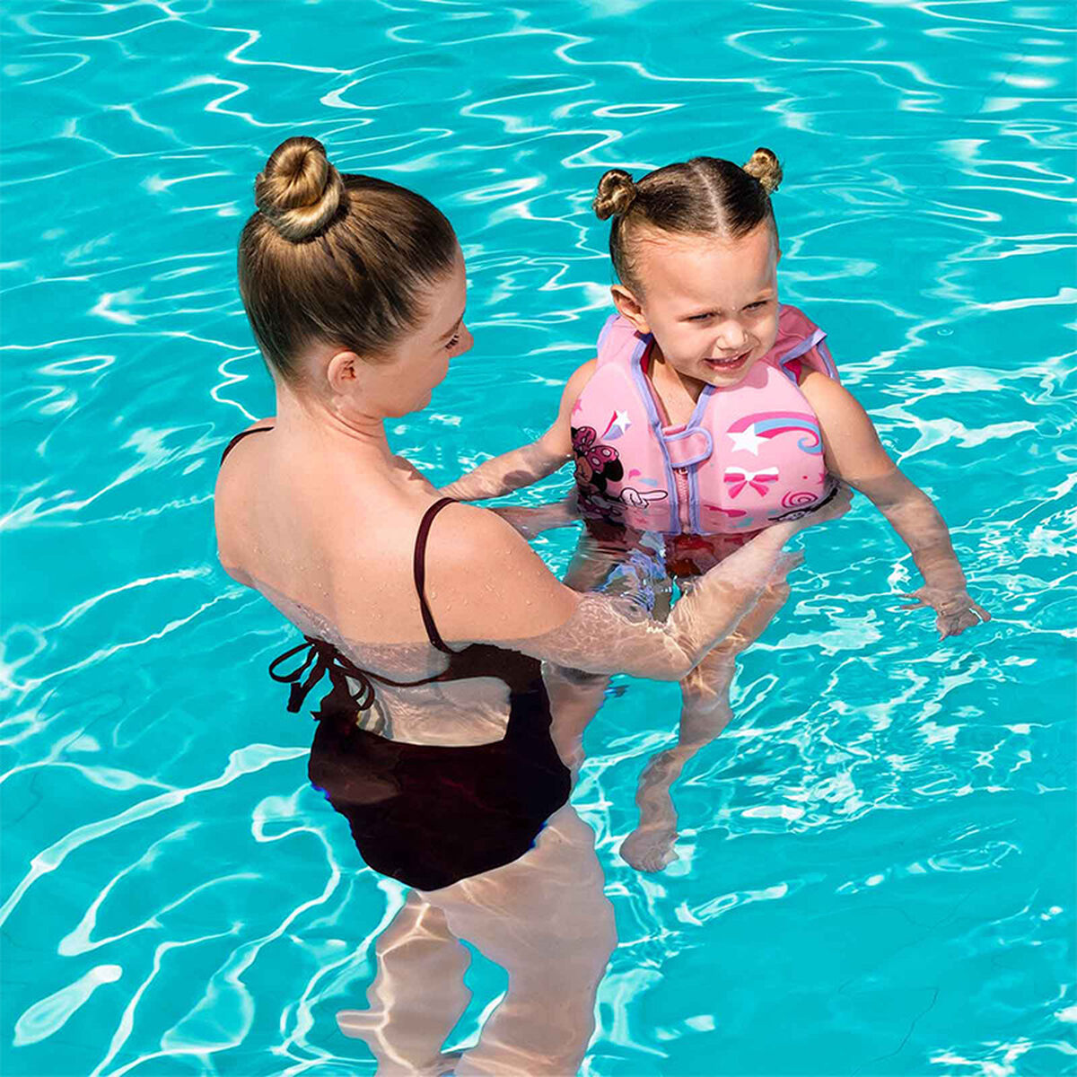 Bestway Disney Minnie UPF 50+ väst 51 cm +1 till 3 år Pool och Strand 09104 - 3