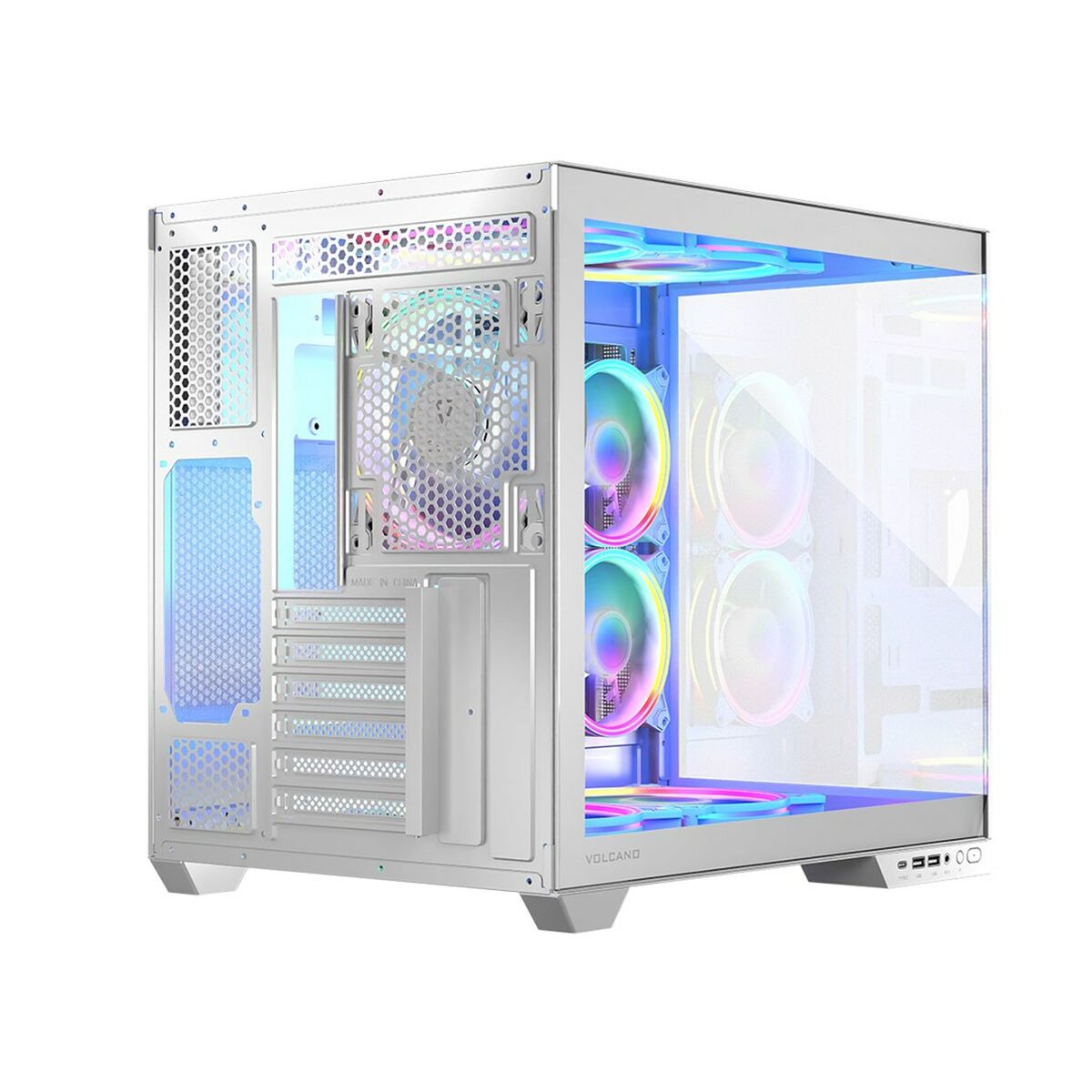 ATX Semitorn Modecom Volcano Panorama APEX ARGB 7F MIDI Grå - 4