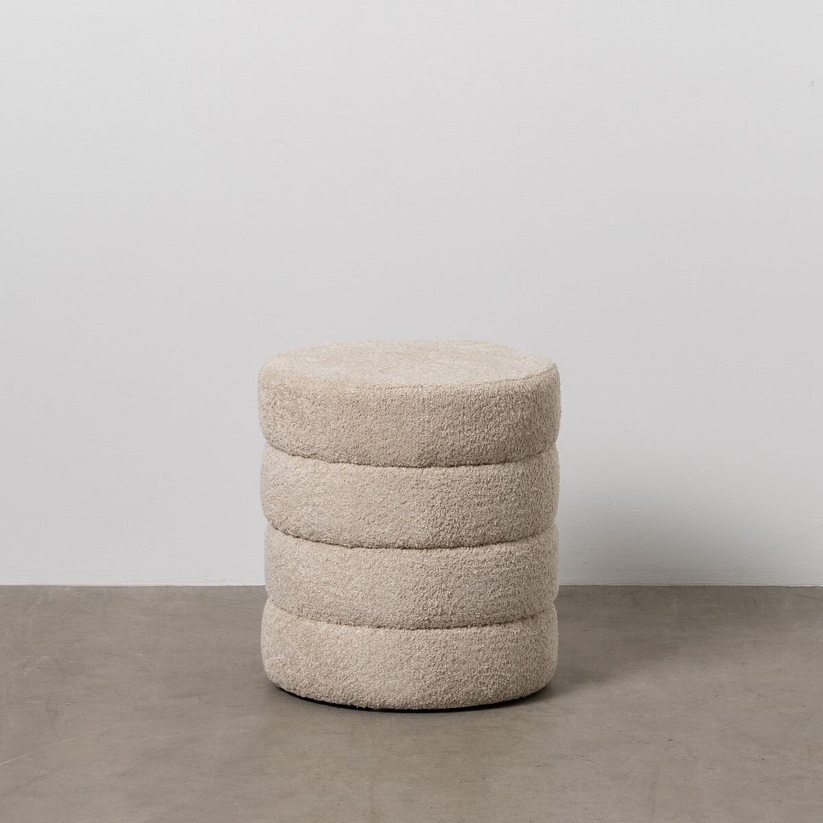 Puff Beige 42 x 42 x 46 cm - 2