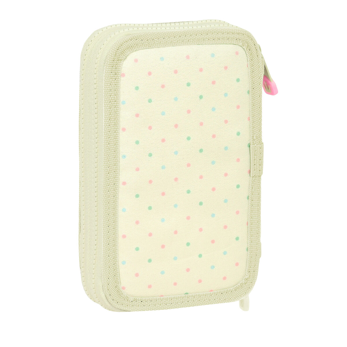 Pennfodral med tillbehör Glow Lab Magic flow Beige 12.5 x 19.5 x 4 cm (28 Delar) - 3