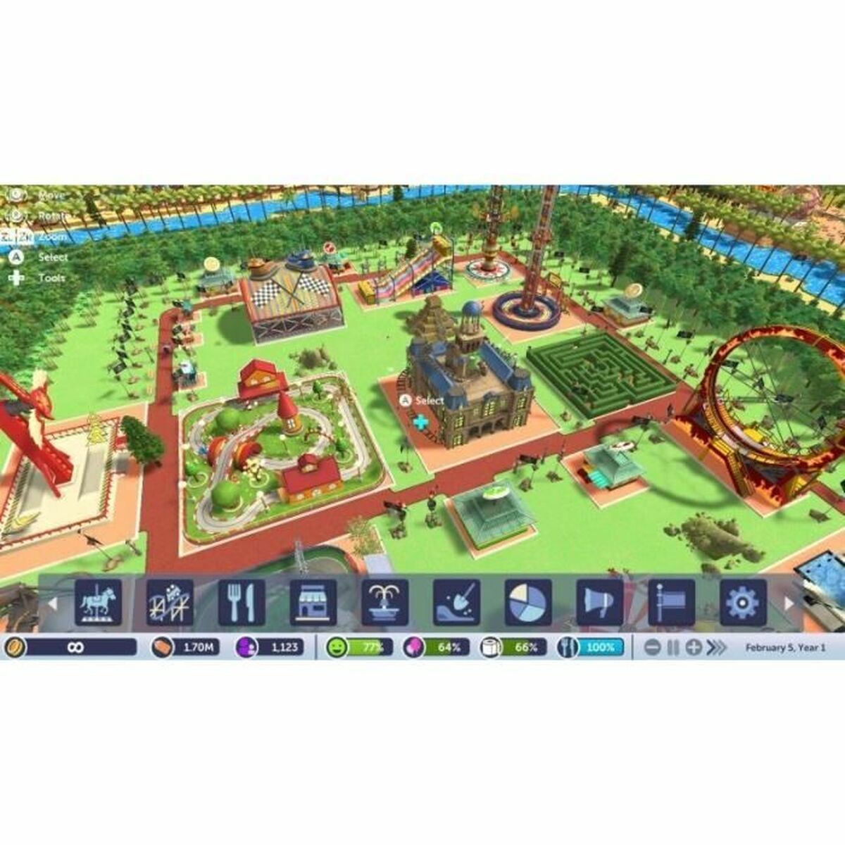 TV-spel för Switch Atari Roller Coaster Tycoon Adventures - Deluxe - 6