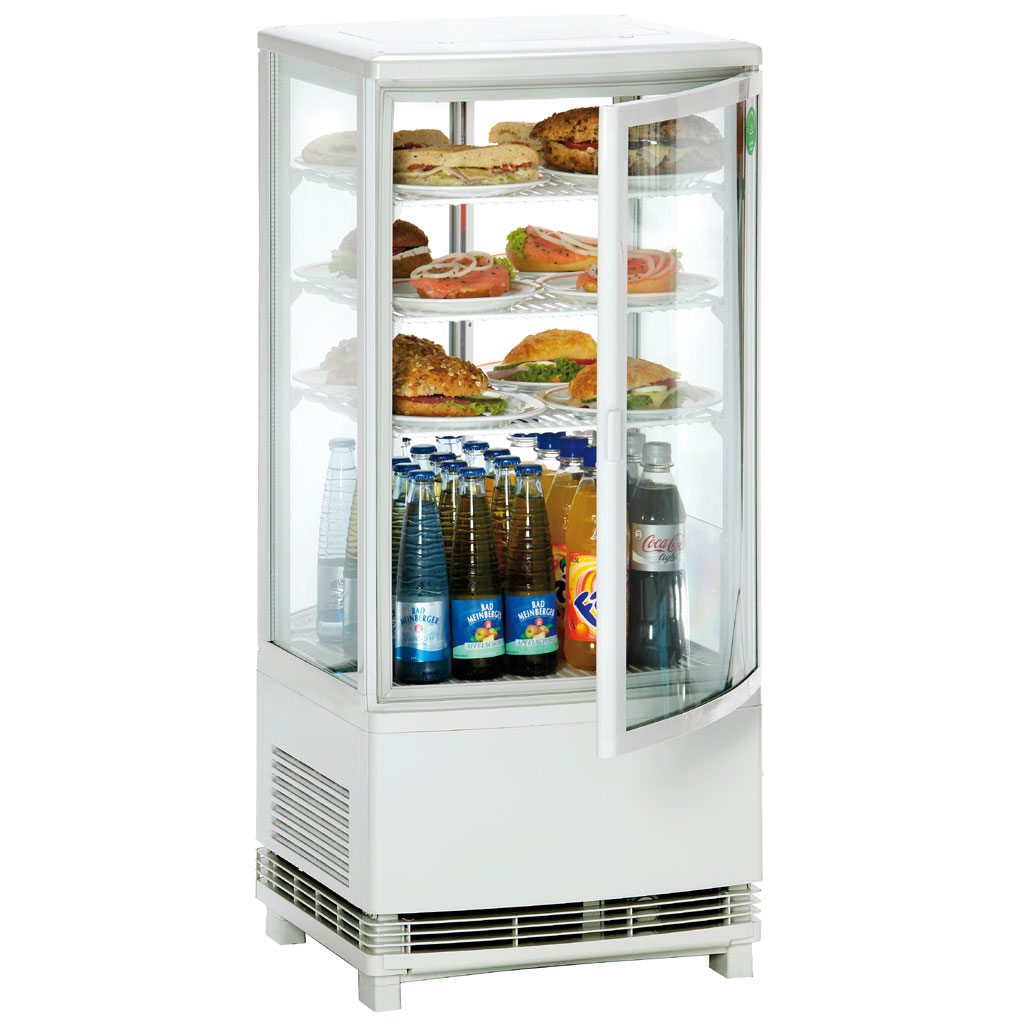 Kyldisplay - 86 liter - vit