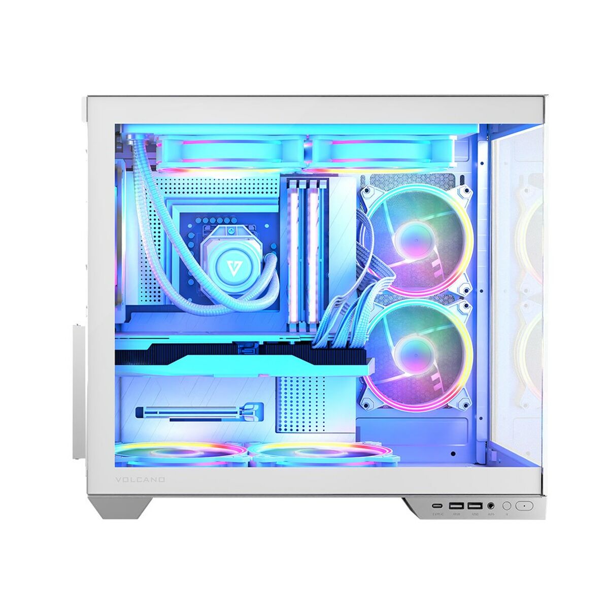 ATX Semitorn Modecom Volcano Panorama APEX ARGB 7F MIDI Vit - 5