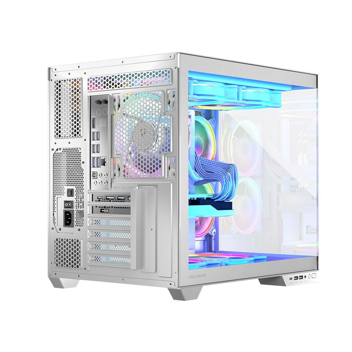 ATX Semitorn Modecom Volcano Panorama APEX ARGB 7F MIDI Vit - 2