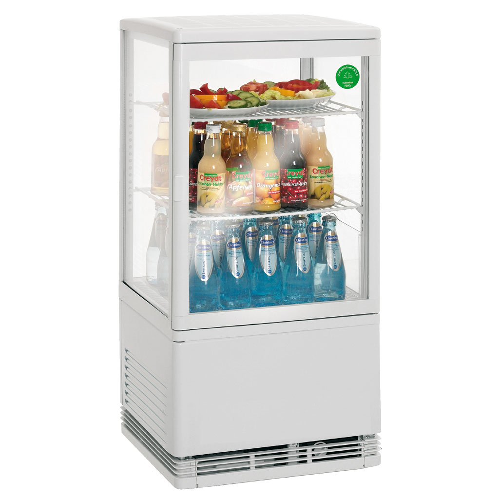 Kyldisplay - 58 liter - vit