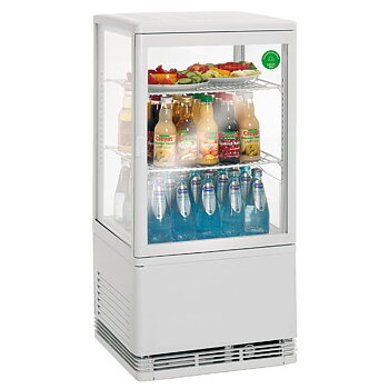 Kyldisplay - 58 liter - vit