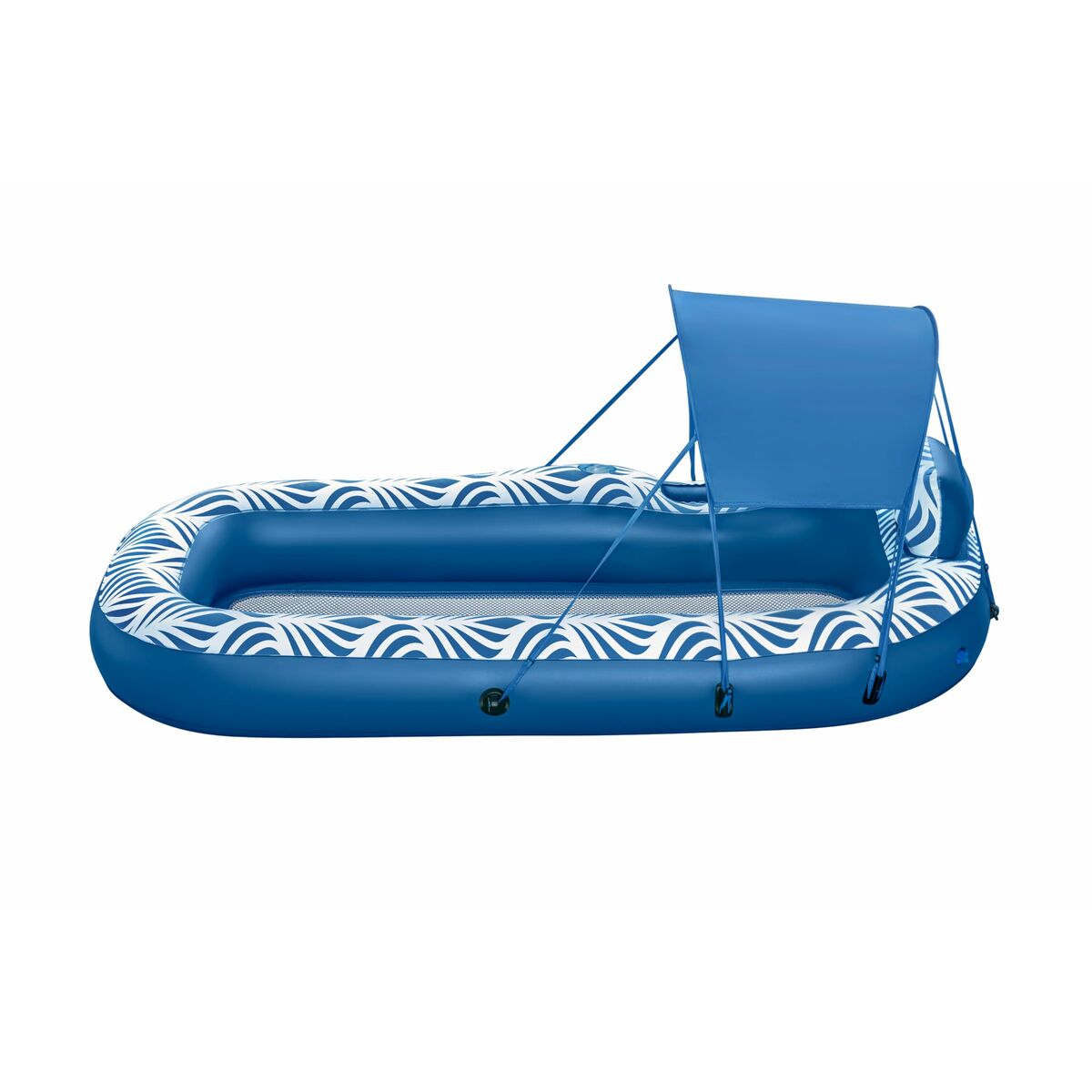 Bestway Luftmadrass med Parasoll Comfort Plush 198x112 cm Strand och Pool 43732 - 8