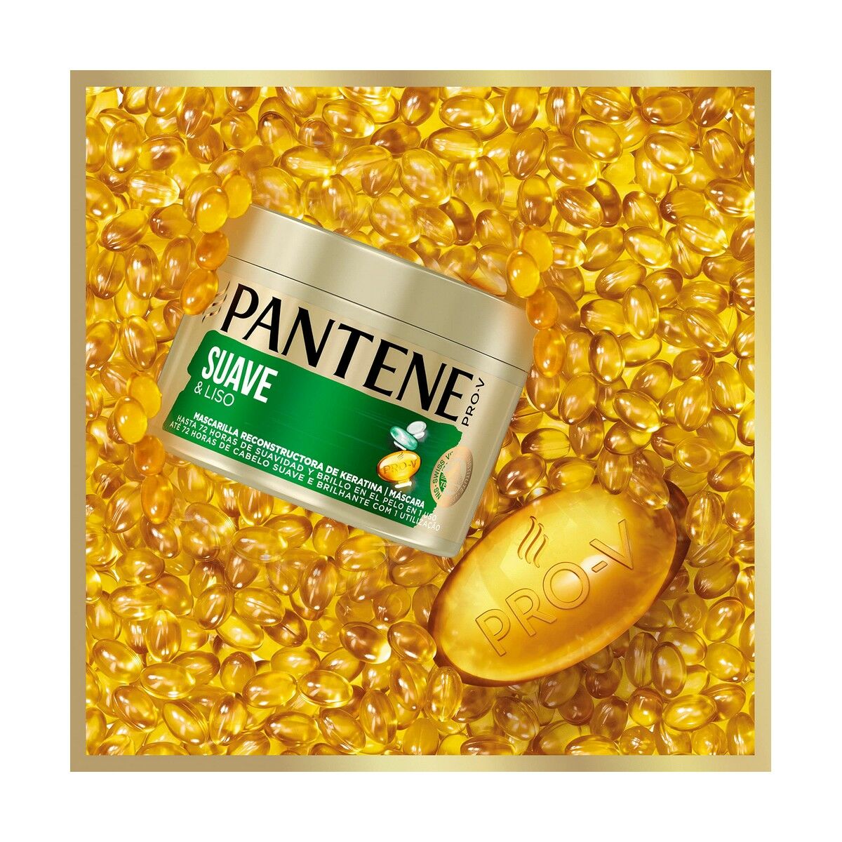 Stärkande hårinpackning Pantene Suave Y Liso 300 ml - 2