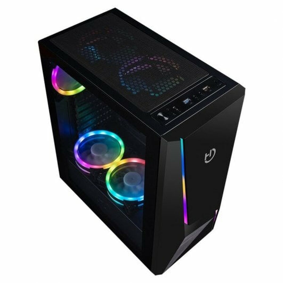 ATX Semitorn Hiditec CHA010027 Svart ARGB - 3