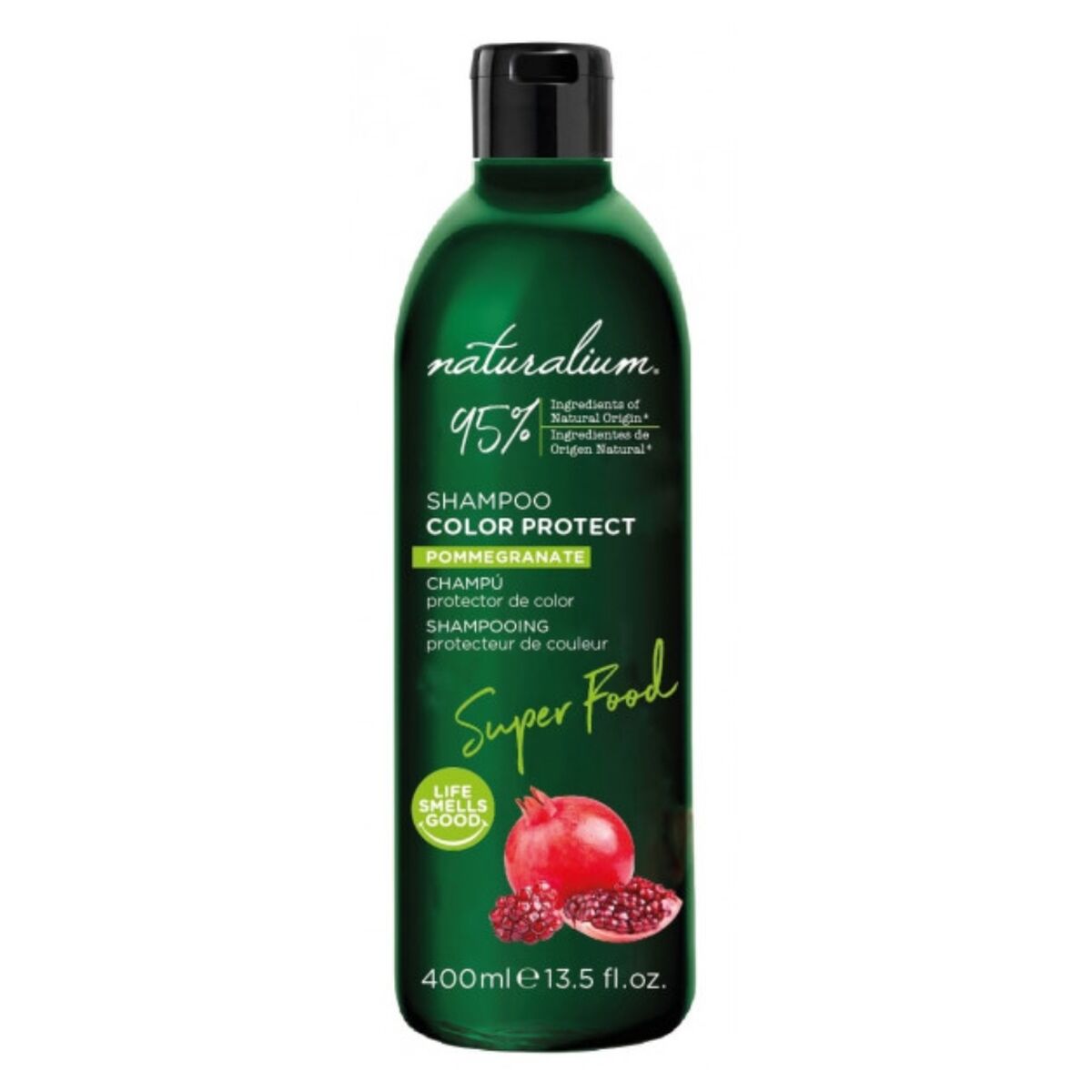 Färgförstärkande schampo Naturalium Super Food Granatäpple 400 ml