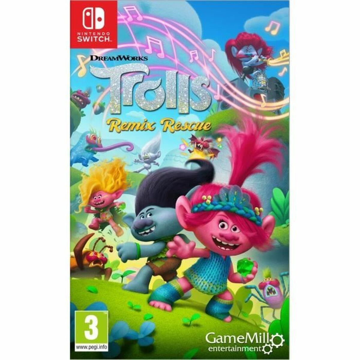 TV-spel för Switch GameMill Dreamworks: Trolls - Remix Rescue - 9
