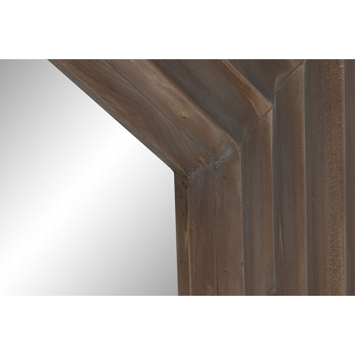 Väggspegel Home ESPRIT Brun Naturell Modern 119 x 9 x 119 cm - 3