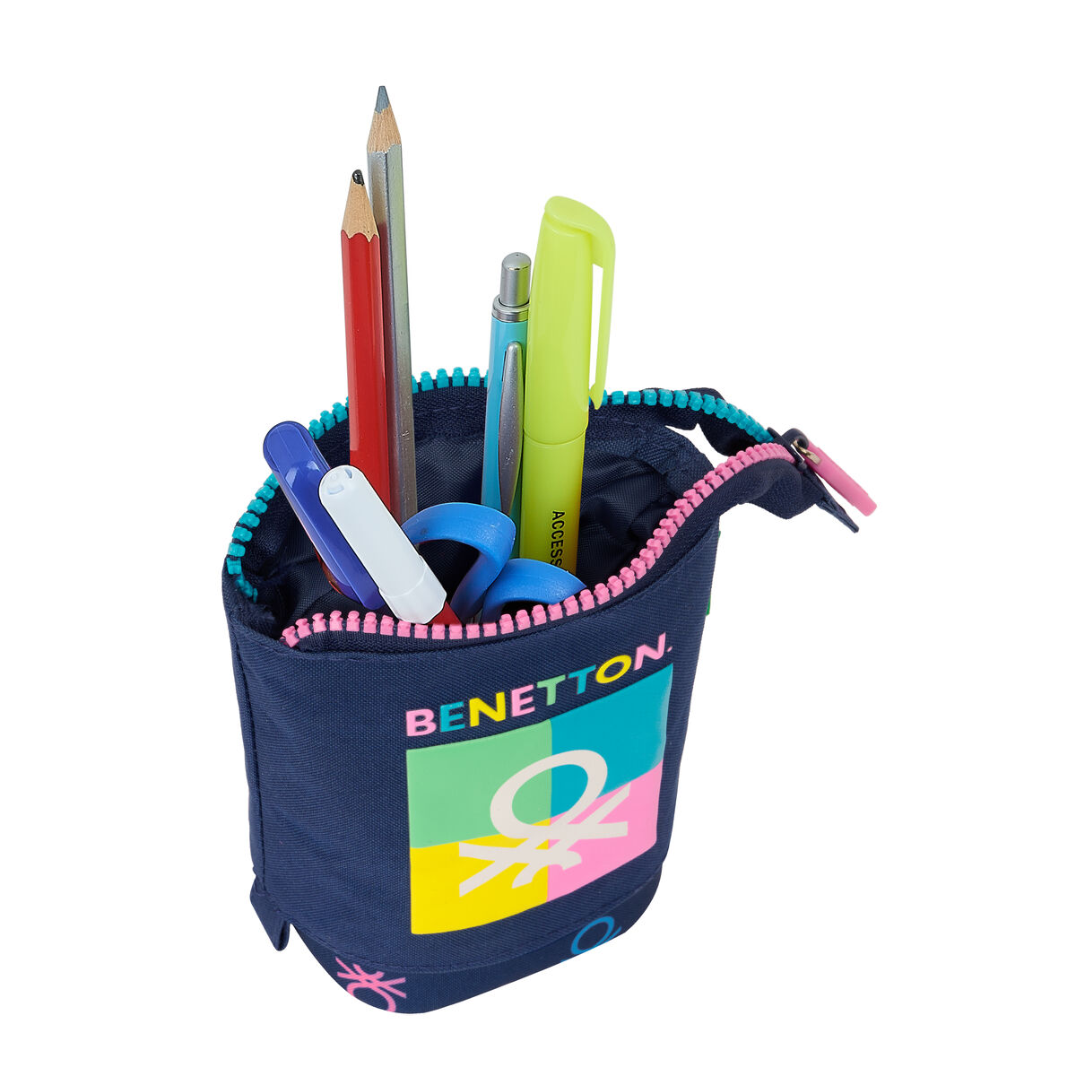 Necessär Mugg Benetton Cool Marinblå 8 x 19 x 6 cm - 4