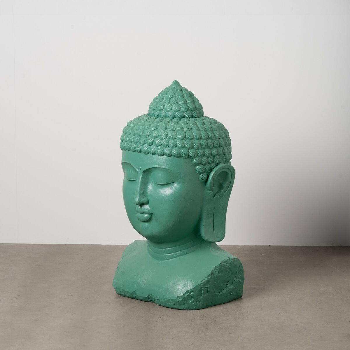 Prydnadsfigur Turkos Buddha 60,5 x 56 x 108 cm - 2