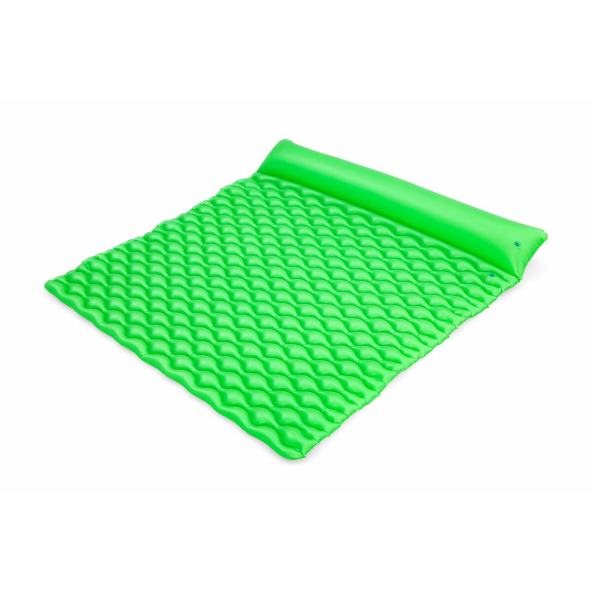 Bestway Jättestor Uppblåsbar Matta Rullbar Grön 213x170 cm Strand och Pool 44106 - 5