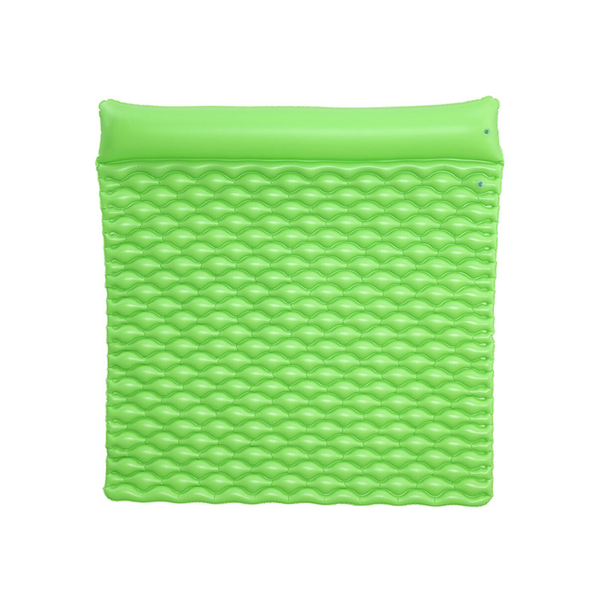 Bestway Jättestor Uppblåsbar Matta Rullbar Grön 213x170 cm Strand och Pool 44106