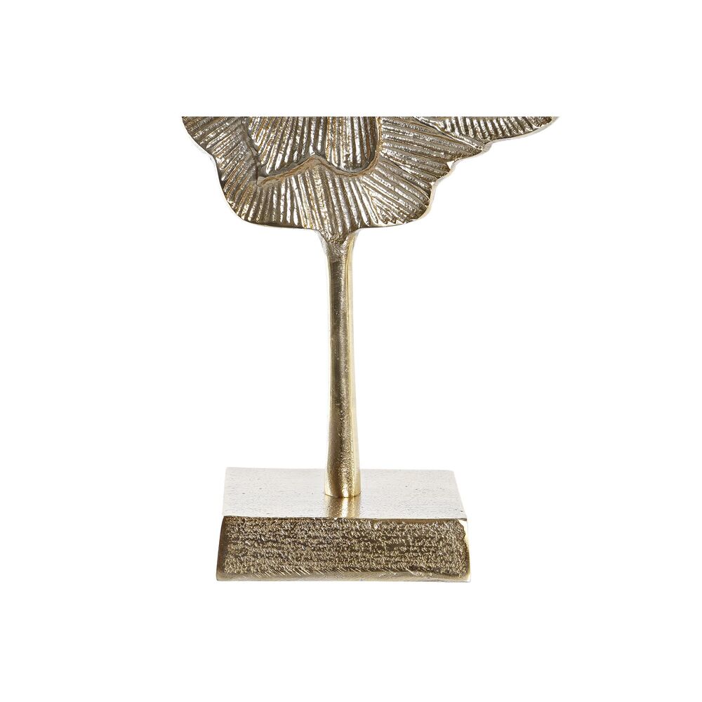 Prydnadsfigur DKD Home Decor 22 x 10 x 38 cm Blomster Champagne Silvrig Orientalisk - 2