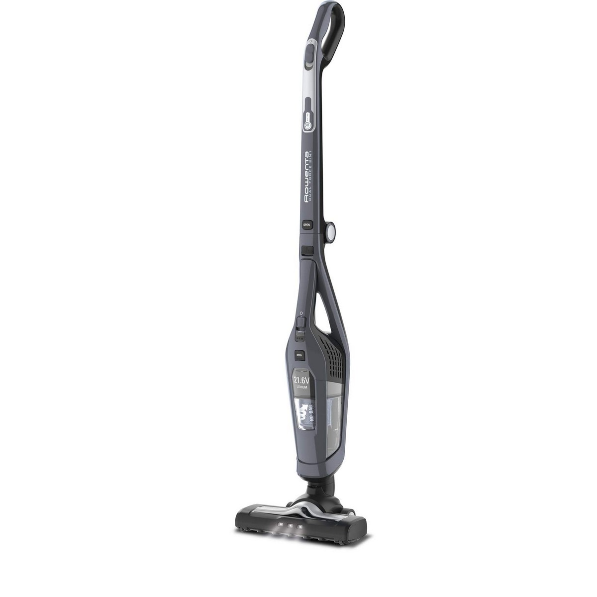 Handdammsugare Rowenta Dual Force 2 i 1 Trådlös Grå - 5