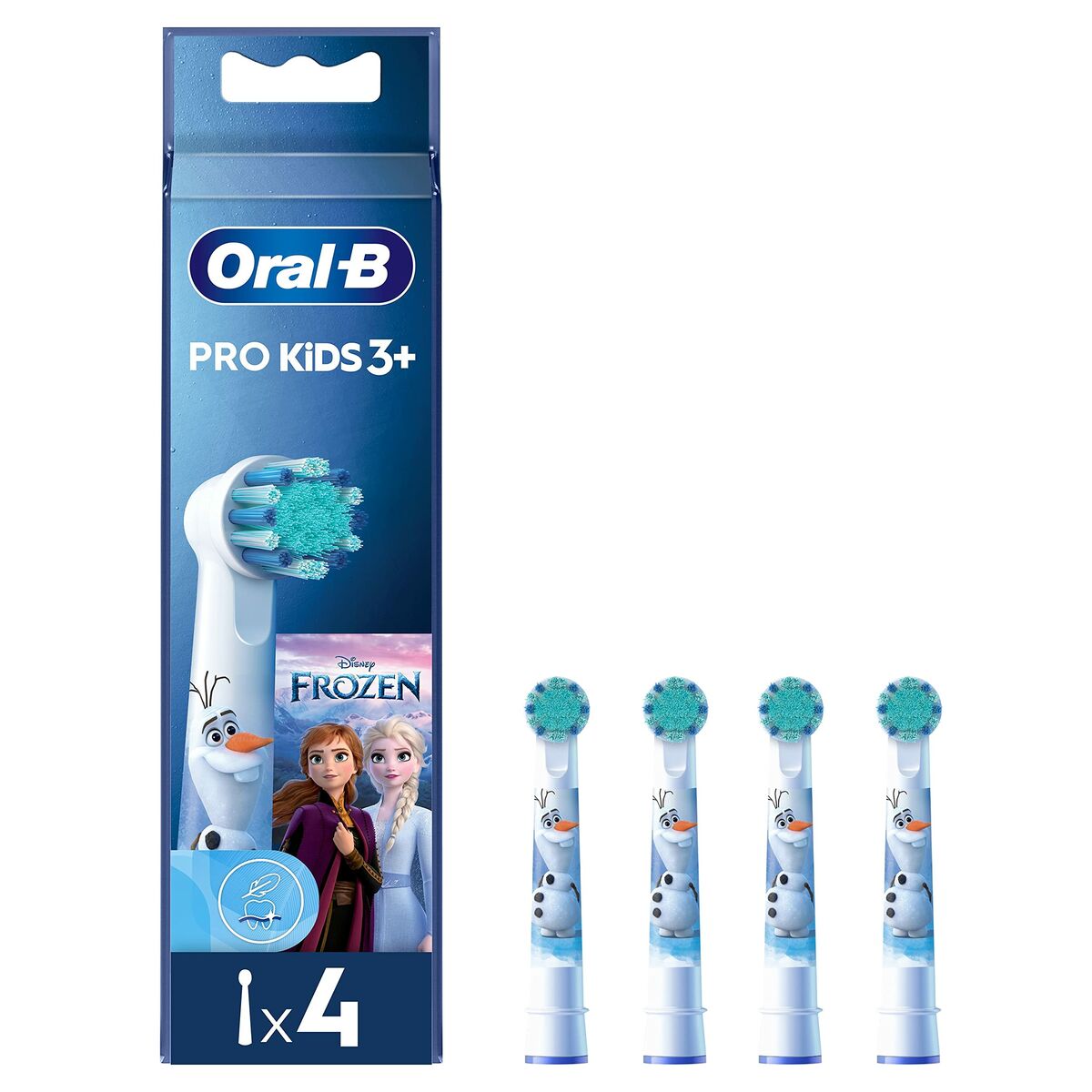 Tandborsthuvud Oral-B EB10 4 FFS FROZEN II Blå/Vit 4 antal - 2