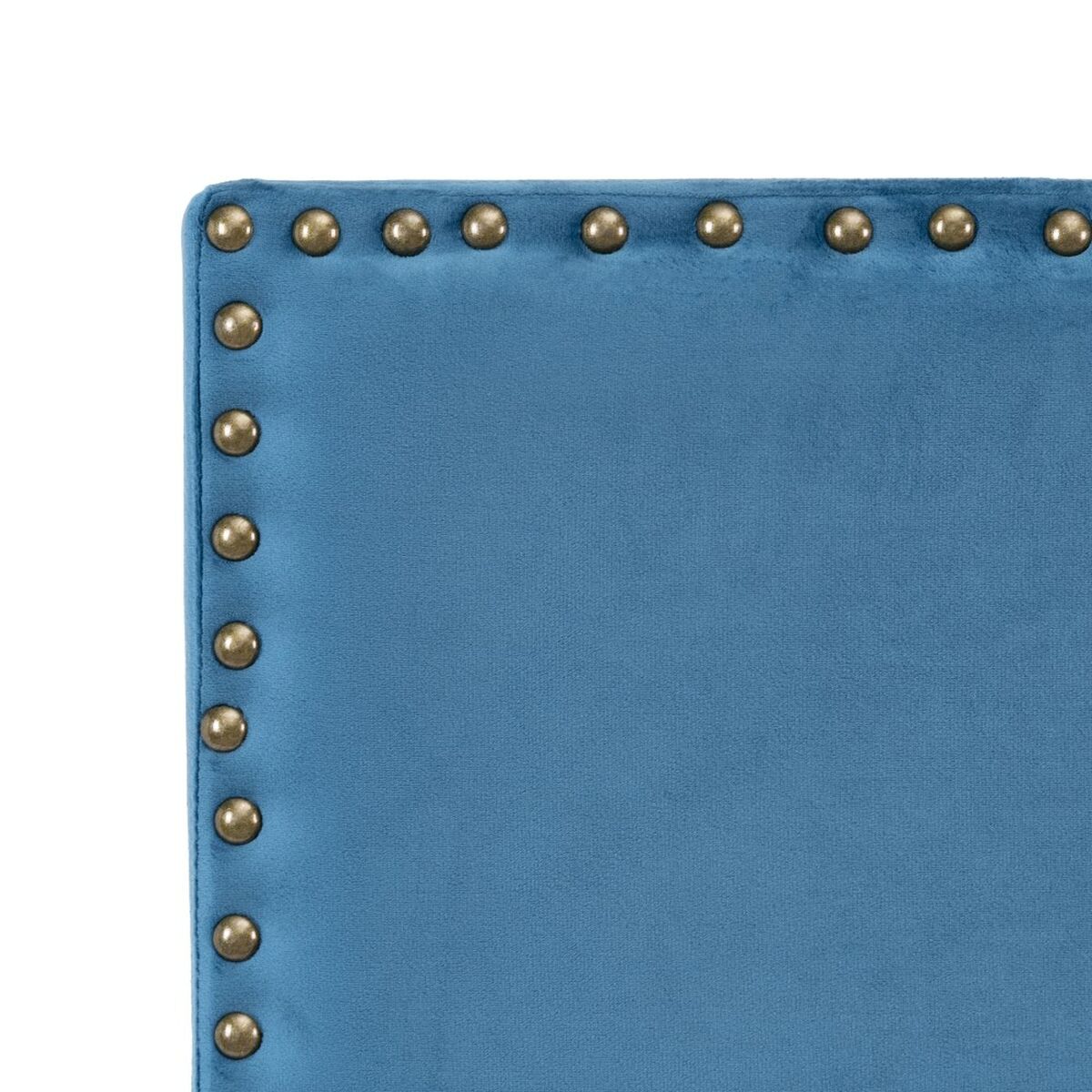Sänggavel 160 x 6 x 60 cm Syntetmaterial Blå - 7