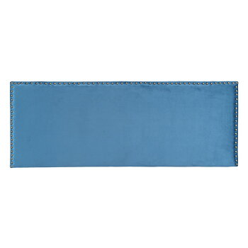 Sänggavel 160 x 6 x 60 cm Syntetmaterial Blå