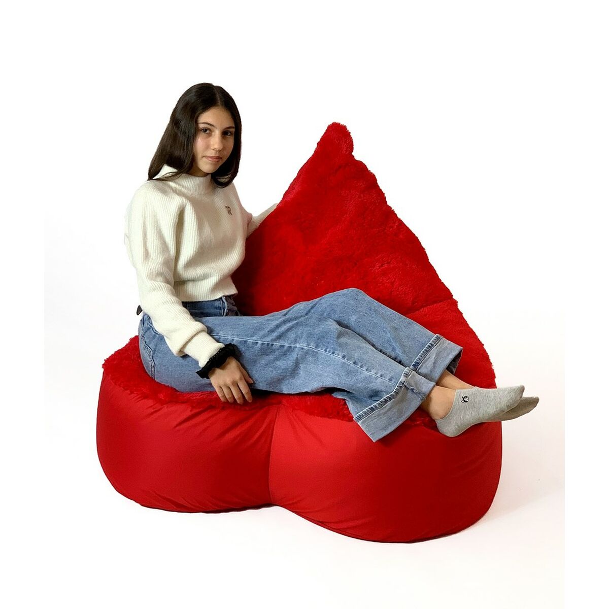 Puff GO GIFT Röd Oxford 140 x 100 cm - 4
