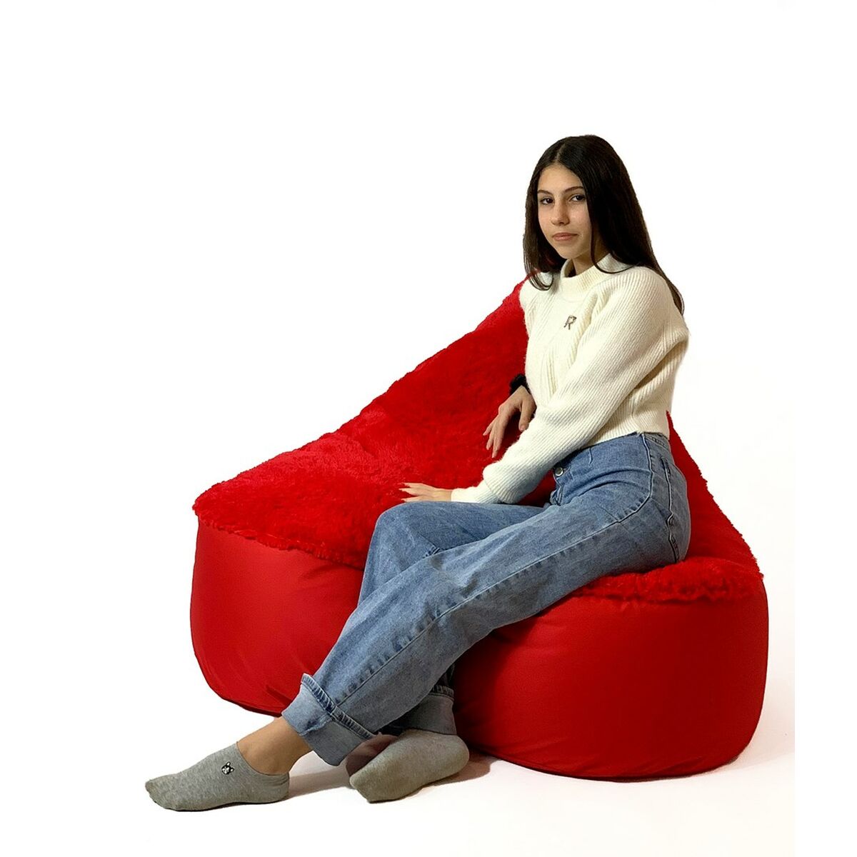 Puff GO GIFT Röd Oxford 140 x 100 cm - 5
