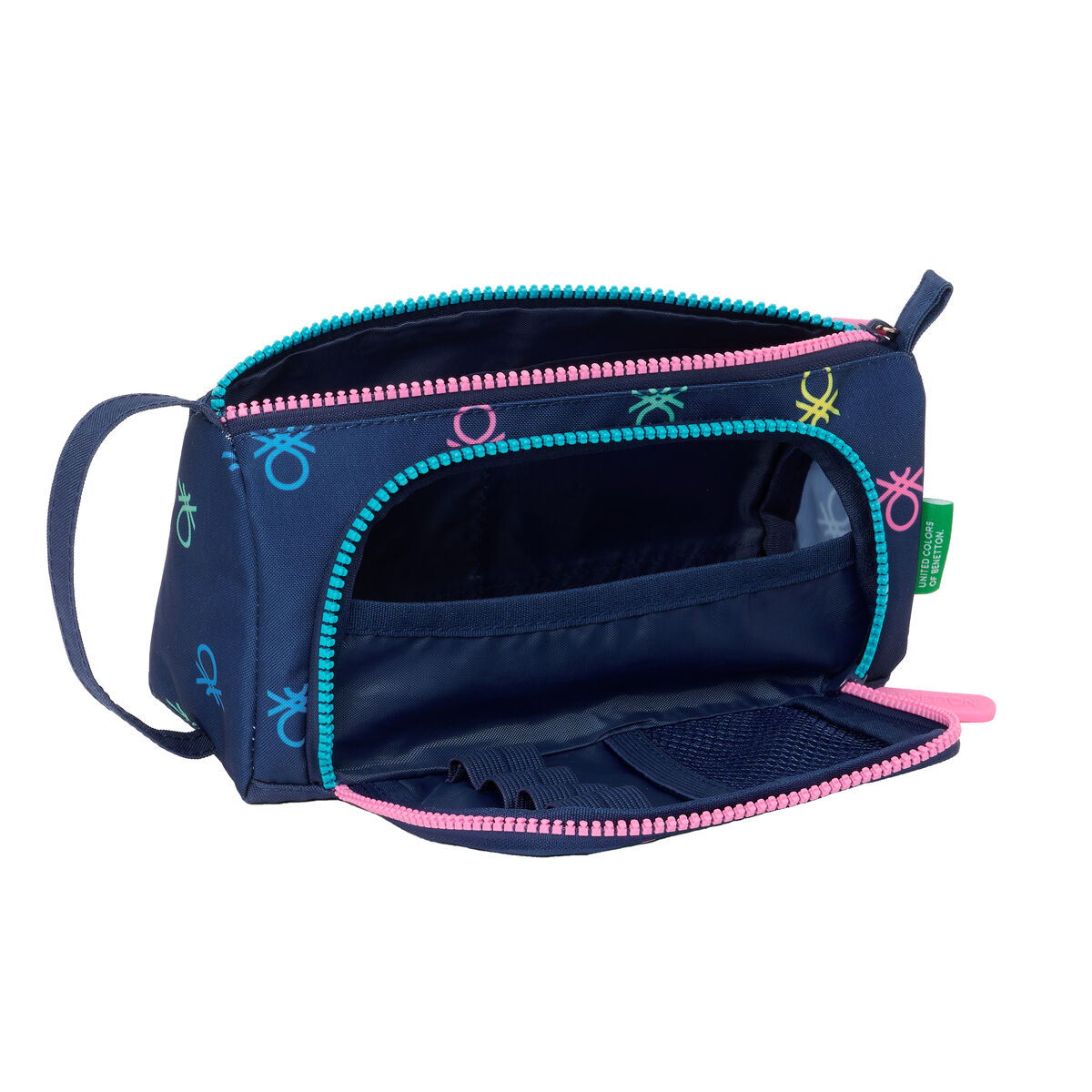 Skolväska Benetton Cool Marinblå 20 x 11 x 8.5 cm - 4