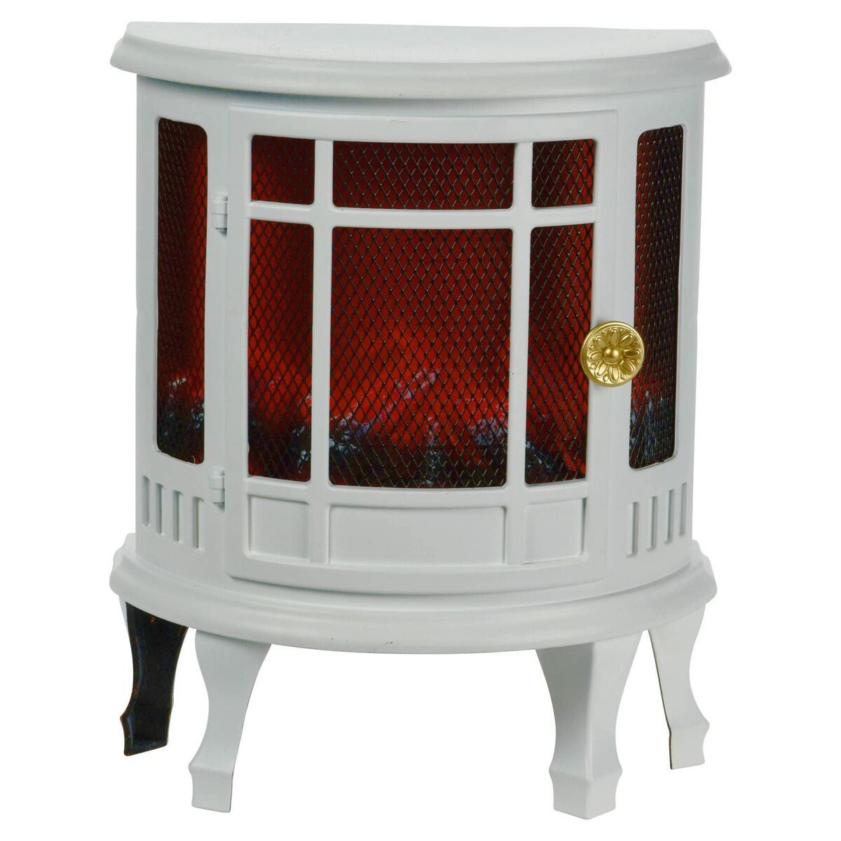 Julgranskula Lifetime Vit Eldstad 25 x 12,5 x 30 cm LED Ljus - 4