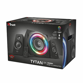 PC-högtalare Trust GXT 629 Tytan 120 W Svart 30 W 60 W 10 W