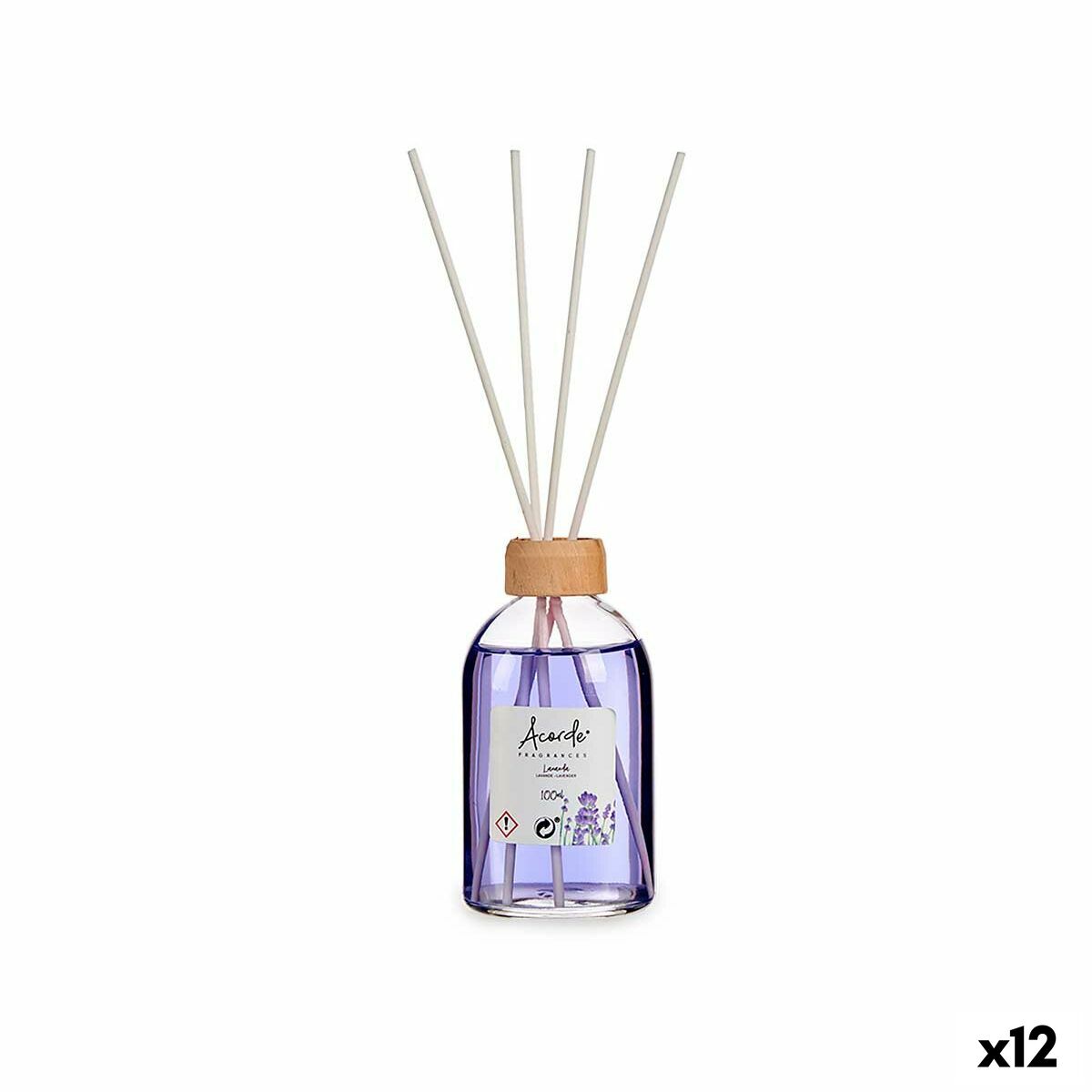 Parfympinnar Acorde Lavendel 100 ml (12 antal)