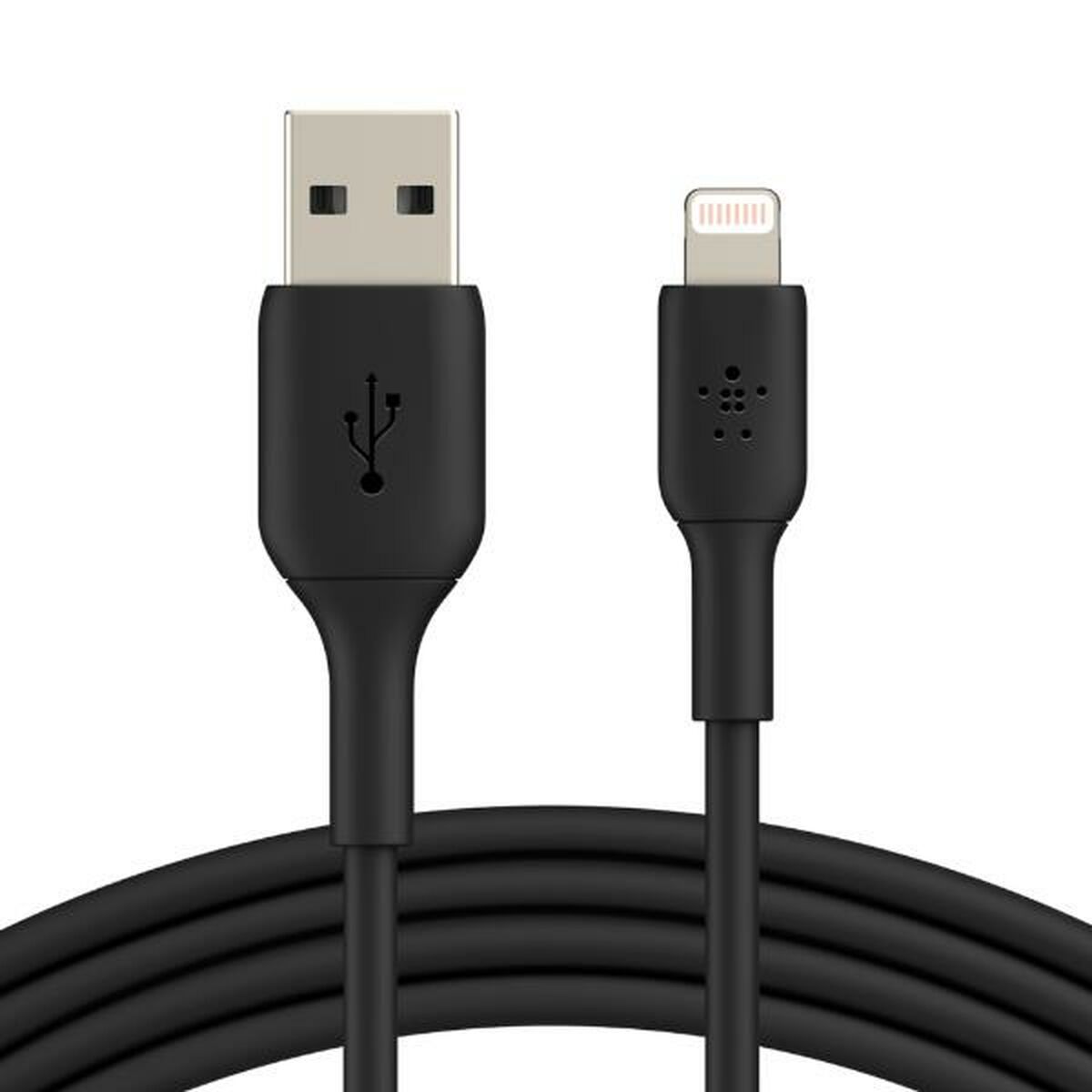 Kabel USB till Lightning Belkin CAA001BT1MWH2PK 1 m - 2