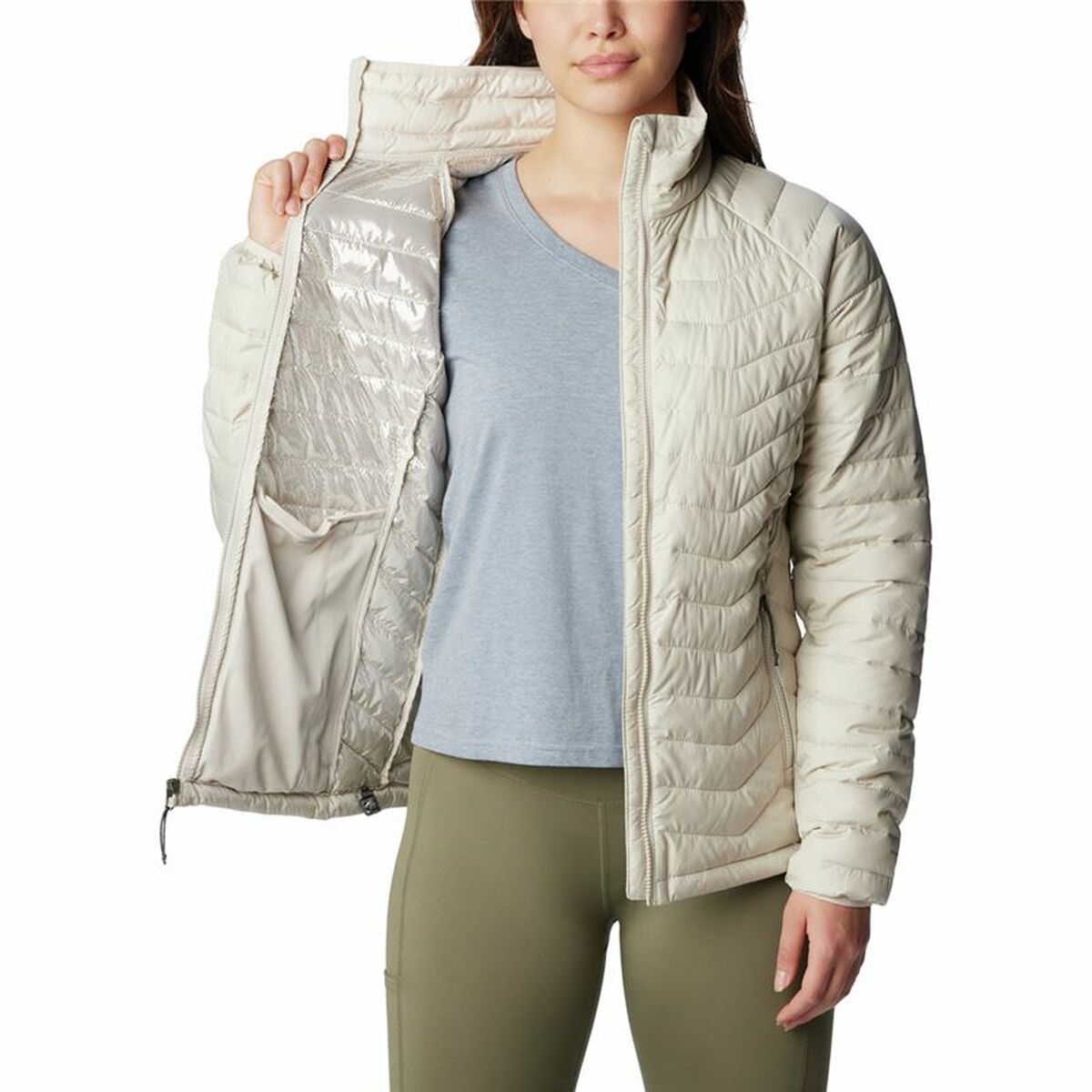 Sportjacka, Dam Columbia Powder Lite™ Beige - 7
