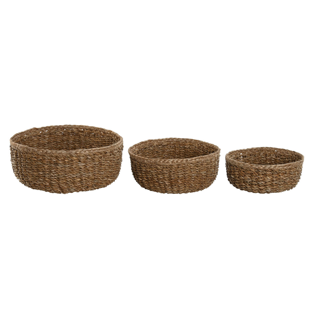 Korg - set Home ESPRIT Naturliga fibrer Boho 30 x 30 x 13 cm