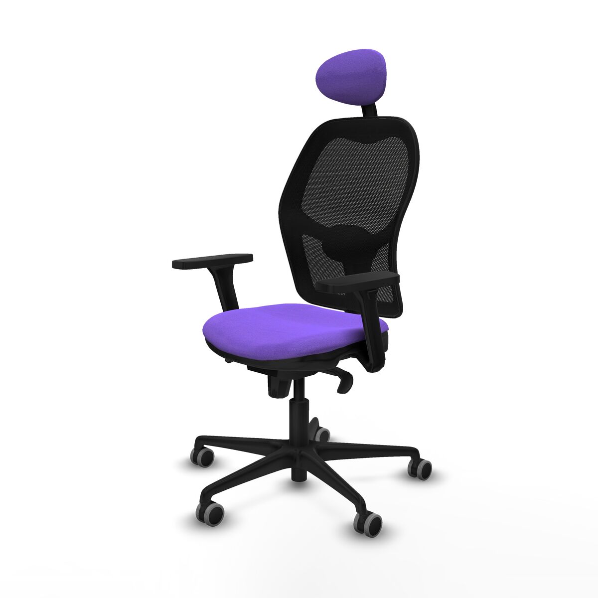Kontorsstol med nackstöd Jorquera Piqueras y Crespo 3D036G1 Lila - 2