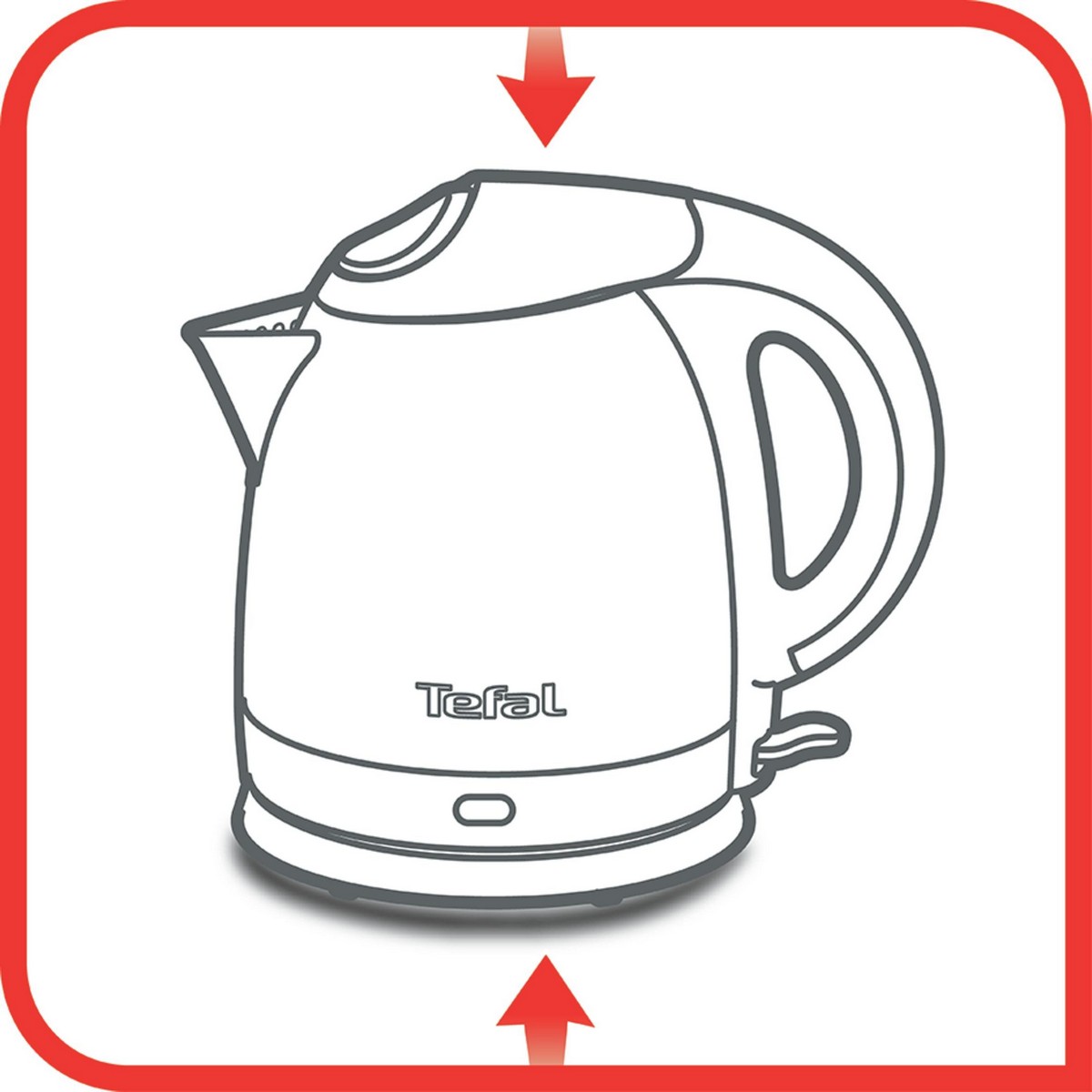 Vattenkokare Tefal KI431D10 1,2 L Stål Rostfritt stål - 9