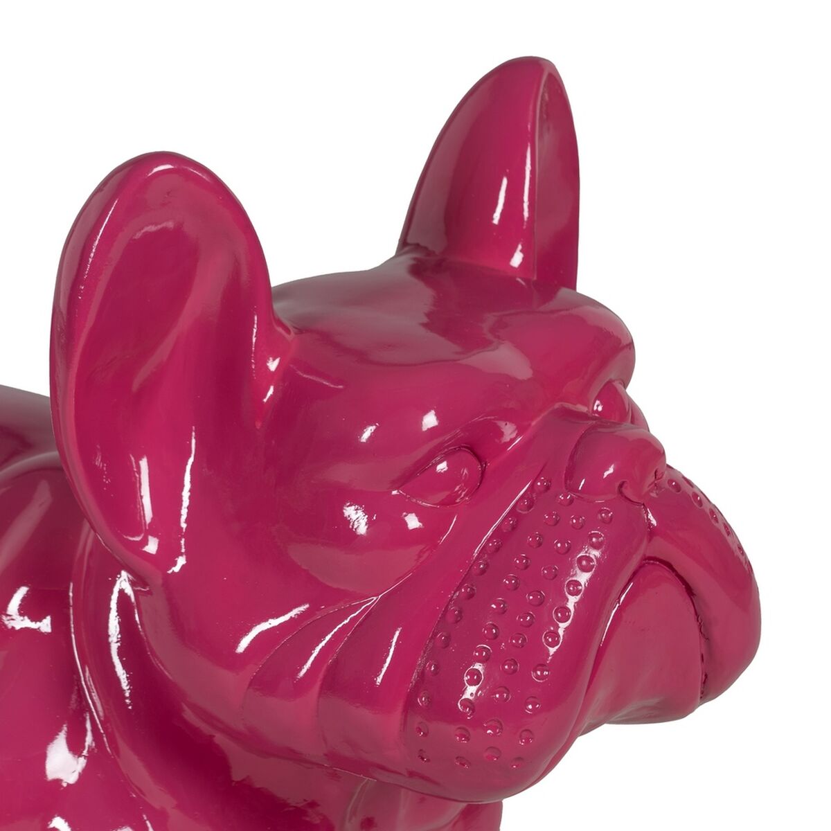 Prydnadsfigur Fuchsia Hund 88 x 38 x 63 cm - 3