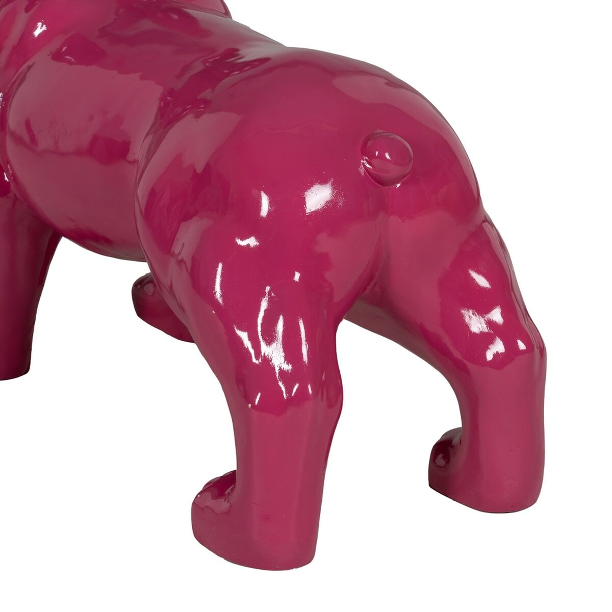 Prydnadsfigur Fuchsia Hund 88 x 38 x 63 cm - 6